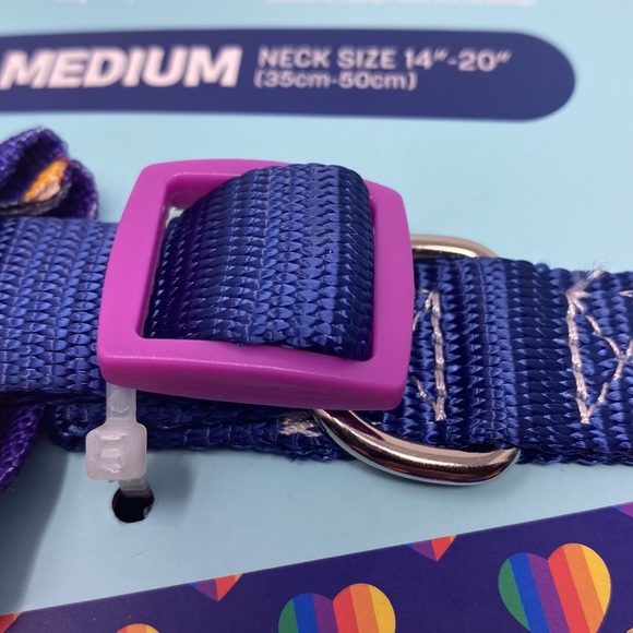 🐶NWOT Whimsy Dog Bandana Collar Medium Rainbow🐶 - Picture 10 of 10
